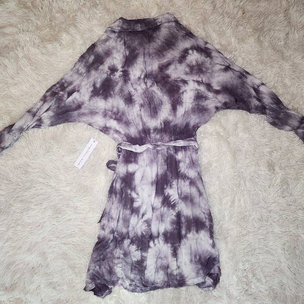 Young Fabulous & Broke Raine Tie Dye Wrap Dress - Picture 11 of 12